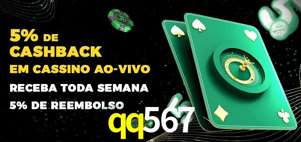 Promoções do cassino ao Vivo qq567